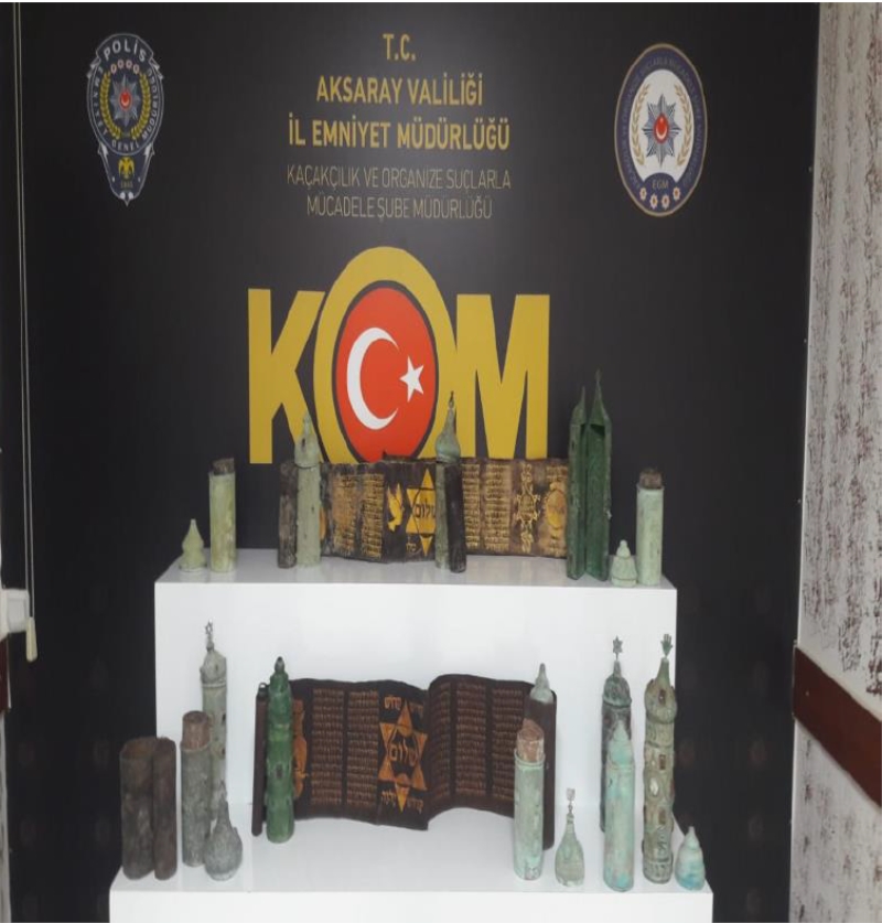 Tarihi eser kaçakçılığı yapan 2 kişi yakalandı