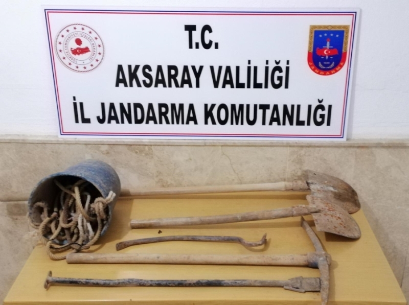 Kaçak Kazı Yapan 7 Kişi Suç Aletleriyle Birlikte Yakalandı