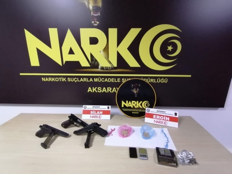 Aksaray da Polis ve Jandarmasının ayrı ayrı operasyonlarında zehir taciri 6 kişi yakalandı 