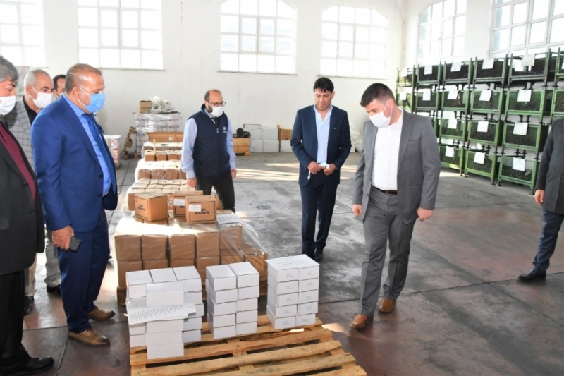 Başkan Dinçer Beşel Bijon ve Anadolu Kaz işletmelerini ziyaret etti