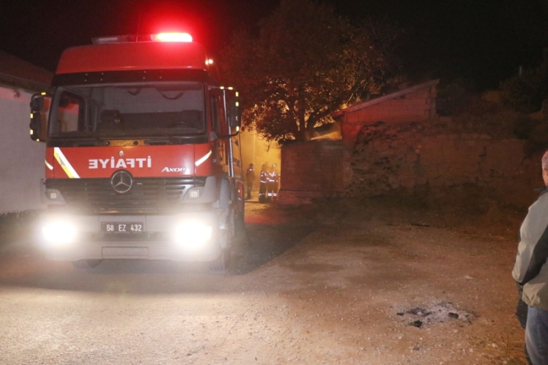 Müstakil evdeki yangı paniğe neden oldu
