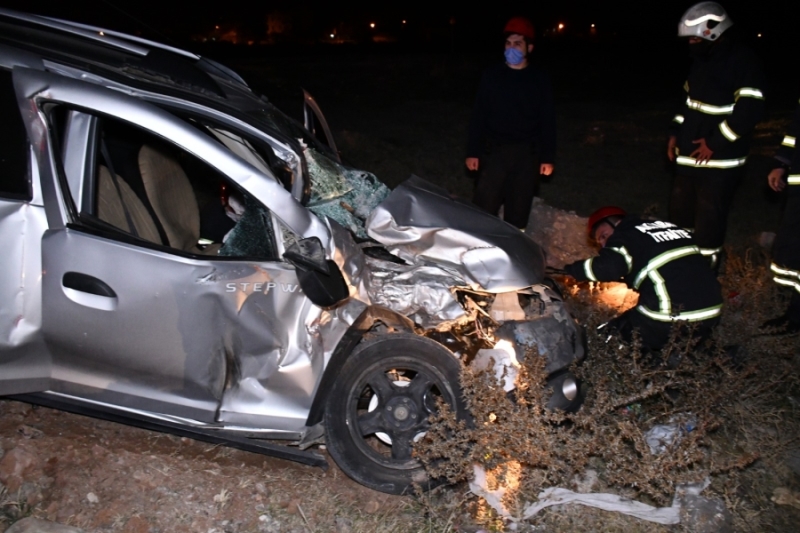 Aksaray’da otomobille kamyonet çarpıştı: 4 yaralı