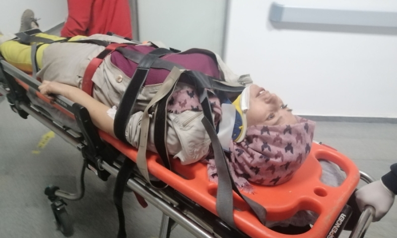 Aksaray’da 2 otomobil çarpıştı 7 kişi yaralandı