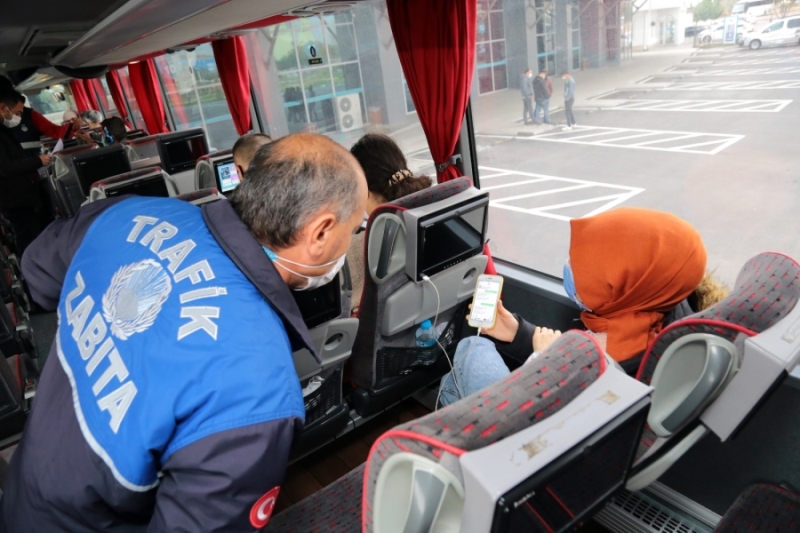 ŞEHİRLERARASI OTOBÜS TERMİNALİNDE HES KODU DENETİMİ