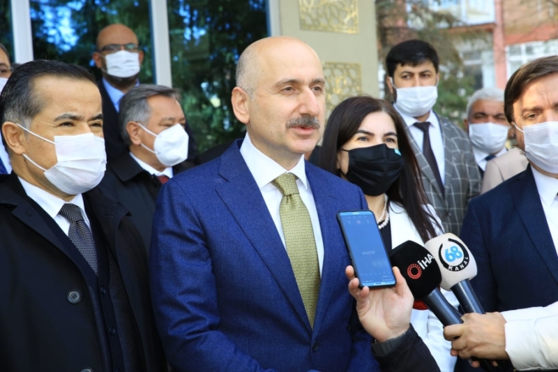 Bir dizi ziyaret ve otoban açılışı için Ulaştırma ve Altyapı Bakanı Aksaraya geldi