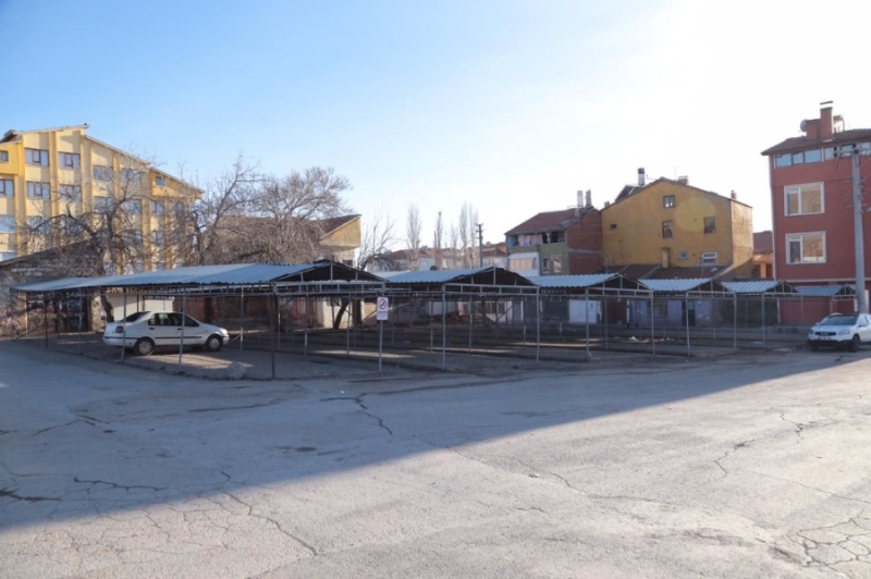 Aksaray Merkez Kurtuluş Pazarının Üzeri Kapatılıyor