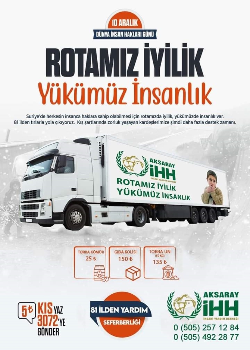 Rabbim yaptığınız ve yapacağınız yardımları kabul buyursun.