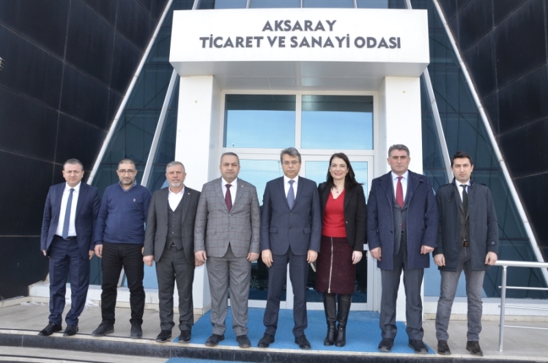 AKSARAY’IN DEV YATIRIMCILARI DEMİRYOLU İÇİN ATSO’DA BULUŞTU