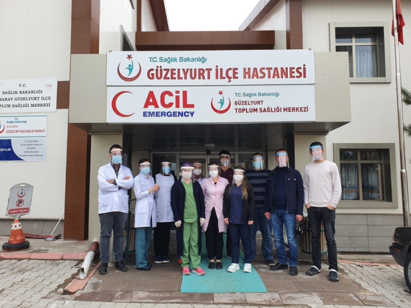SİPER MASKELER SAĞLIK ÇALIŞANLARINA ULAŞTIRILIYOR