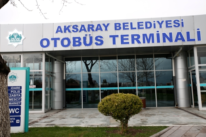 Aksaray’da Otobüs Terminalinde Yolculara Sıkı Sağlık Denetimi 
