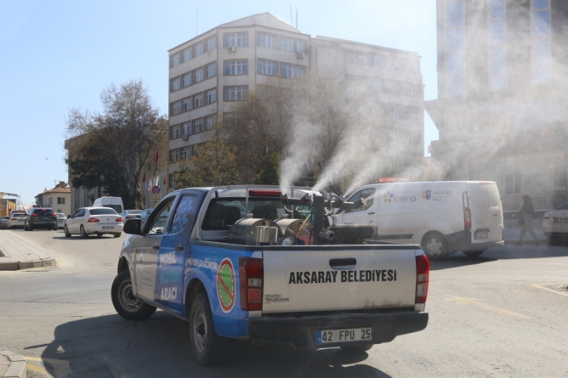 Aksaray Belediyesi Korona virüs salgınına karşı önlemlerini artırdı