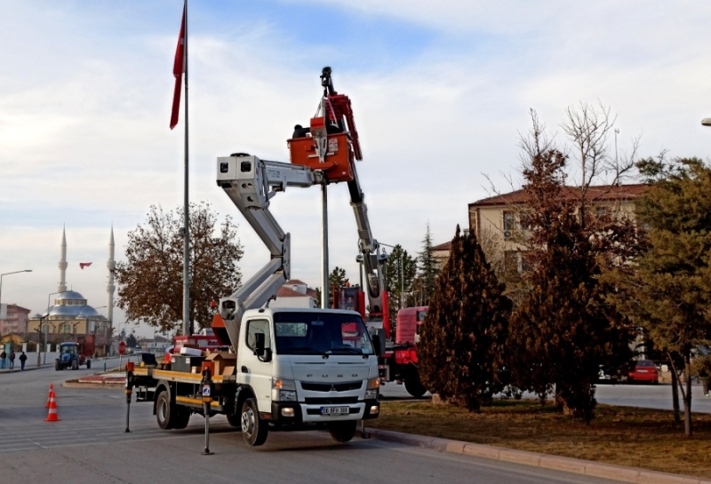 Aksaray’da mobese kameralarında denetim