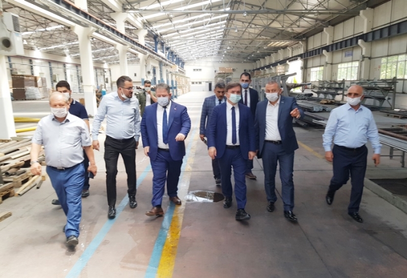 VALİ AYDOĞDU VE EÜAŞ GENEL MÜDÜRÜ ALAGÖZ’DEN AEMOT MOTORA ZİYARET