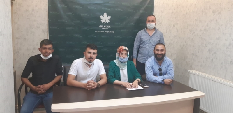 Gelecek Partisi Aksaray Merkez İlçe Başkanlığı 1. Olağan Kongresi yapıldı.