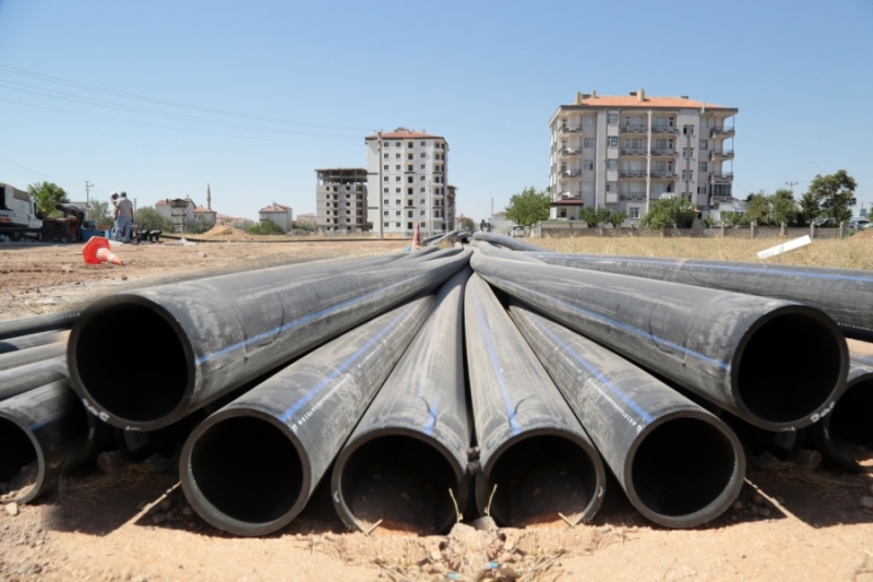 AKSARAY’DA ÖMRÜNÜ TAMAMLAMIŞ ASBEST BORULARIN YENİ NESİL BORULARLA DEĞİŞİMİ DEVAM EDİYOR 