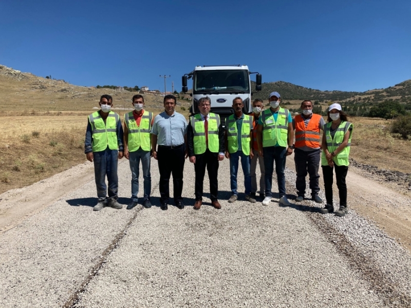 Genel Sekreter Yüksel Çelik Yol Çalışmalarını Yerinde İnceledi.