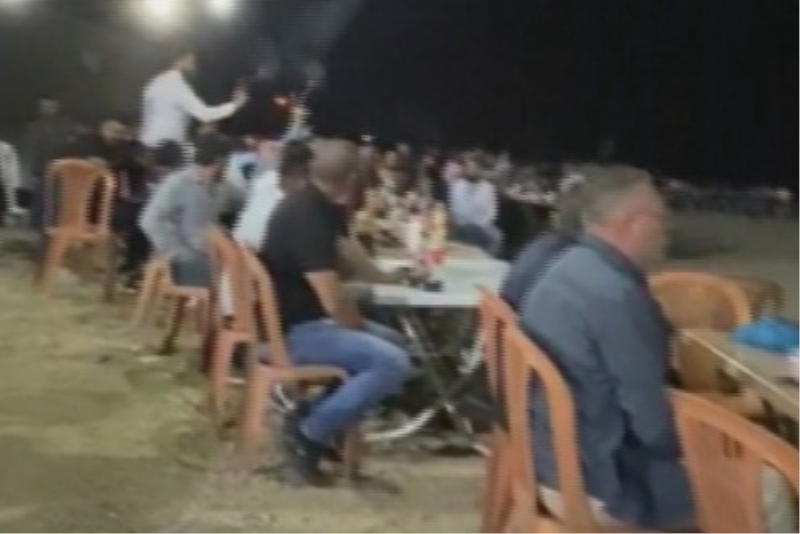Aksaray’da sünnet düğününe silah operasyonu