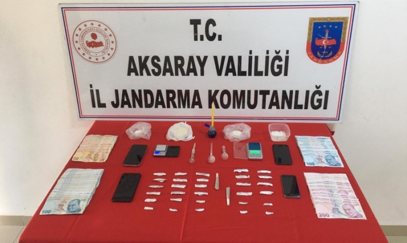 Aksaray Jandarması Zehir Tacirlerine Bir Darbe Daha Vurdu