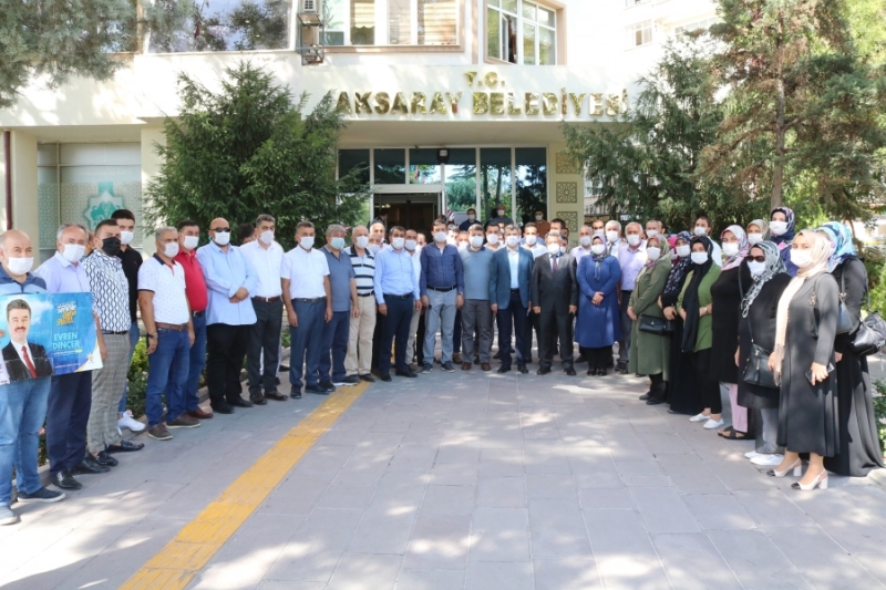 AK PARTİ TEŞKİLATINDAN BAŞKAN DİNÇER’E DESTEK...