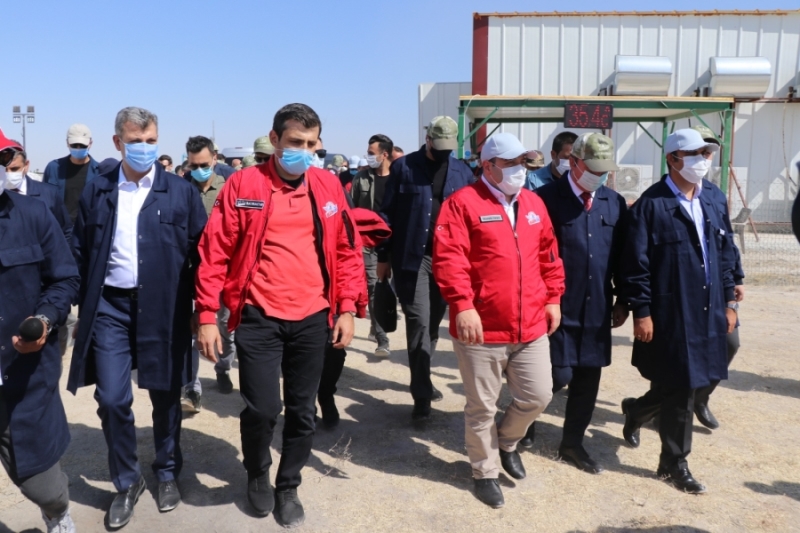 Tuz Gölünde roket yarışı 