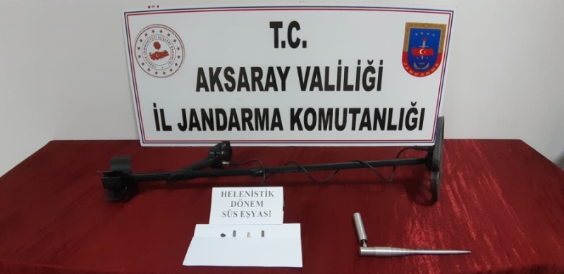 Tarihi Eser Kaçakcıları Kazı Yaparken Yakalandı 