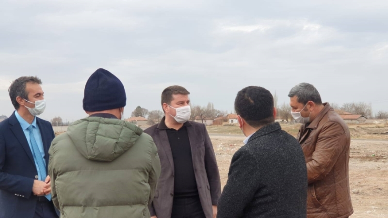 BAŞKAN DİNÇER ÇALIŞMALARI YERİNDE İNCELİYOR