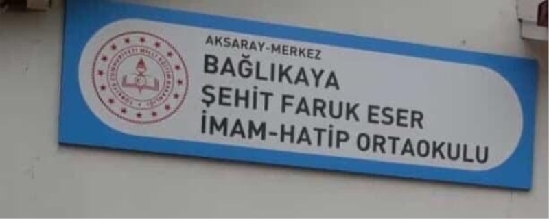 Şehit Eser’in ismi mezun olduğu okulda yaşayacak
