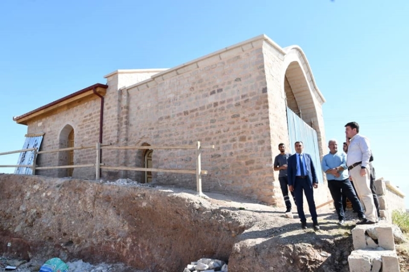 Başkan Dinçer Restorasyon Çalışmalarının Devam Ettiği Kılıçarslan Türbesini Ve Köşkünü Ziyaret Etti