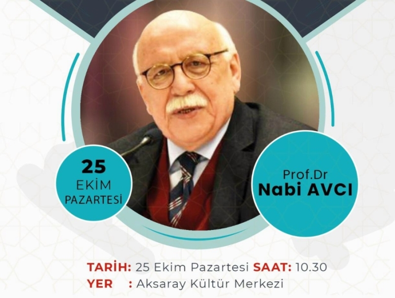 Milli Eğitim Eski Bakanı Nabi Avcı 25 Ekim’de Aksaray’a geliyor