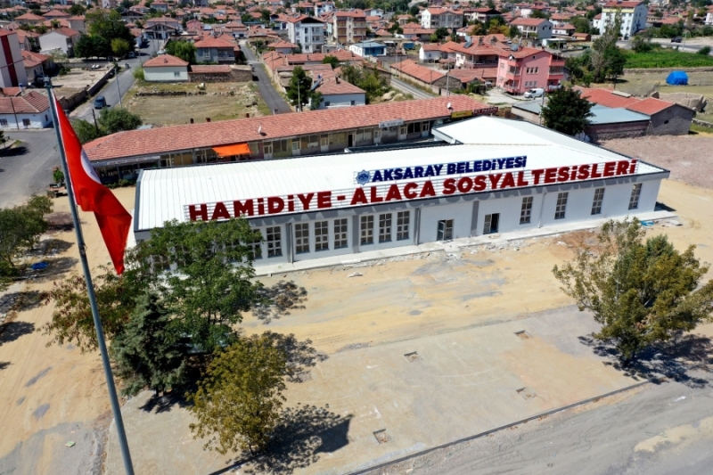 HAMİDİYE- ALACA MAHALLE KONAĞI VE ÇOK AMAÇLI SOSYAL TESİSİ AÇILIŞA HAZIRLANIYOR