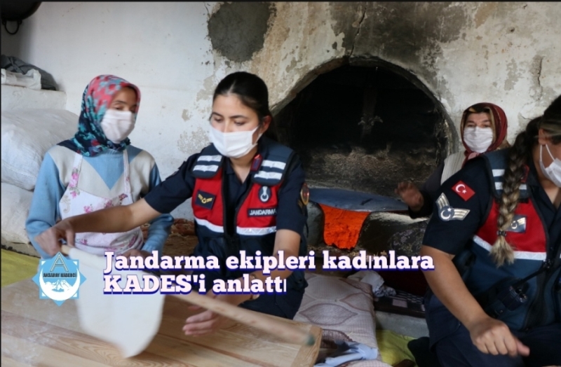 Jandarma ekipleri kadınlara KADES