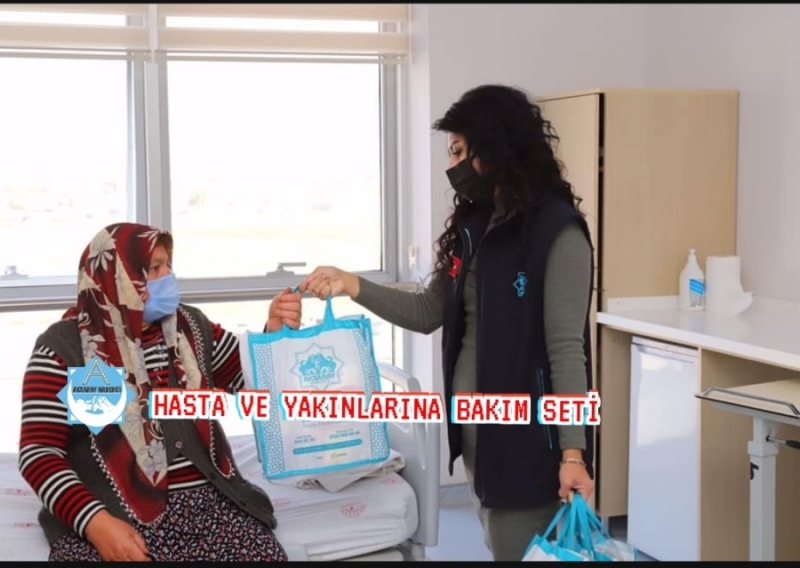 BAŞKAN DİNÇER HASTA VE YAKINLARINI YALNIZ BIRAKMIYORUZ DEDİ