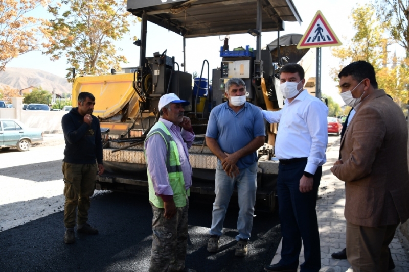 2021 Yılında Altyapı Çalışması Yapılan Tüm Yolların Sıcak Asfalt Serimi Tamamlandı