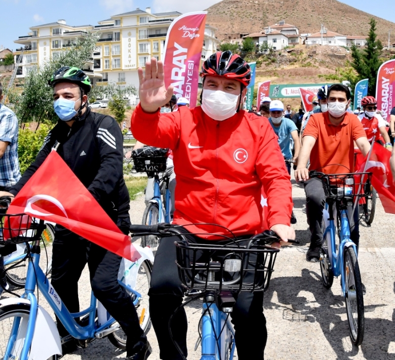 AKSARAY’DA BİSİKLETLİ ULAŞIM GİDEREK YAYGINLAŞIYOR
