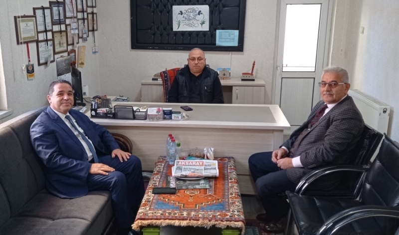 Sefer Alkan Gazetemiz Aksaray Haberciye Nezaket Ziyaretinde Bulundu