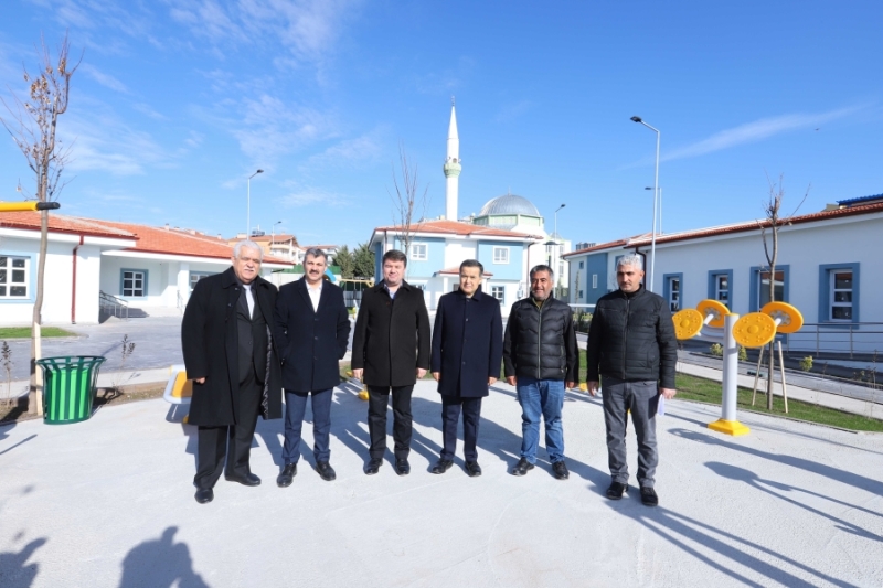 YAPIMI TAMAMLANAN SEVGİ EVLERİ PROJESİNİ İNCELEDİLER  