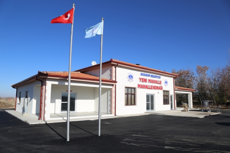 YENİ MAHALLE’YE İNŞA EDİLEN MAHALLE KONAĞI VE SOSYAL TESİS AÇILIYOR