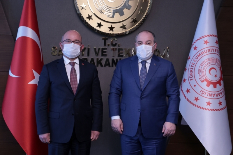 Bakan Varank, KOP Başkanı Şahin’i kabul etti
