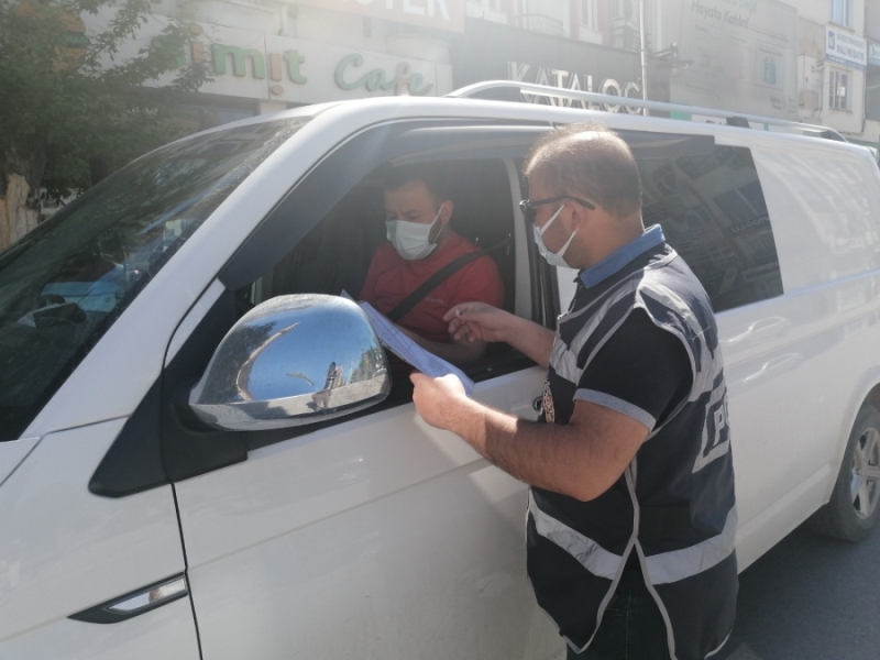 Aksaray’da uygulama ve denetimler bayramda da sürüyor