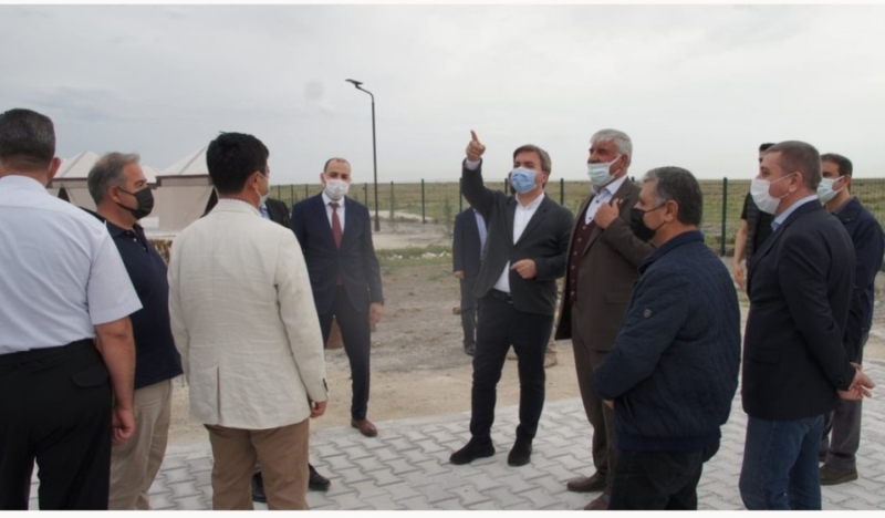 Vali Aydoğdu Tuzgölü Karşılama Merkezi ve Tuzgölü Obasını ziyaret etti.