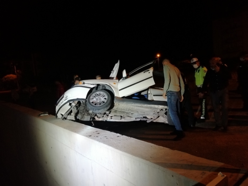 Araçtan fırlayıp alt geçide düşen sürücü öldü