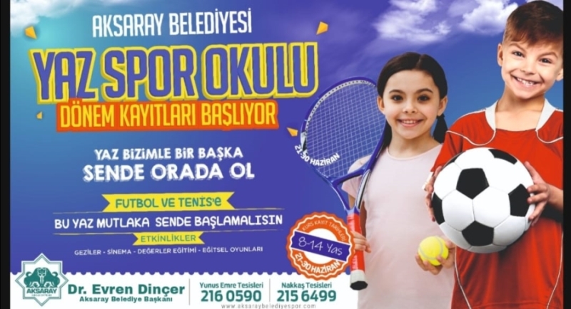 ÇOCUKLAR YETENEKLERİNİ YAZ SPOR OKULLARINDA KEŞFEDECEK