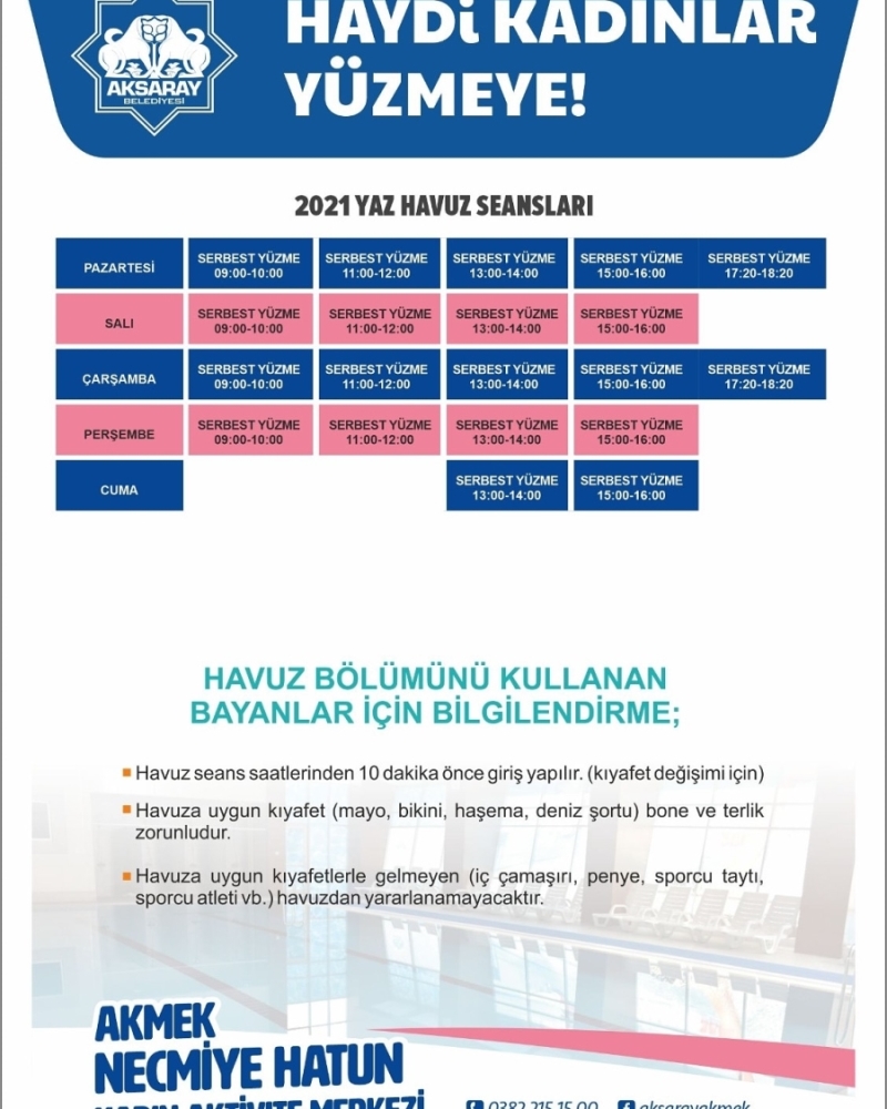 AKMEK VE KADIN AKTİVİTE MERKEZLERİ KURSLAR İÇİN START VERDİ