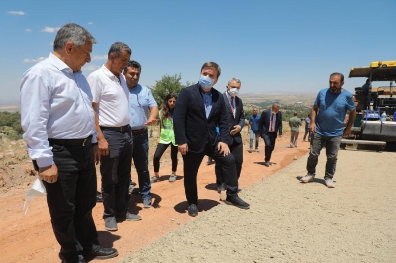 Vali Hamza Aydoğdu Hasandağına Yapılan Yolu İnceledi