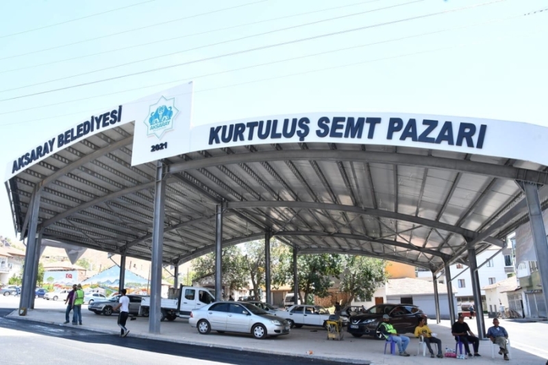 KURTULUŞ SEMT PAZARI BAŞTAN AŞAĞI YENİLENDİ
