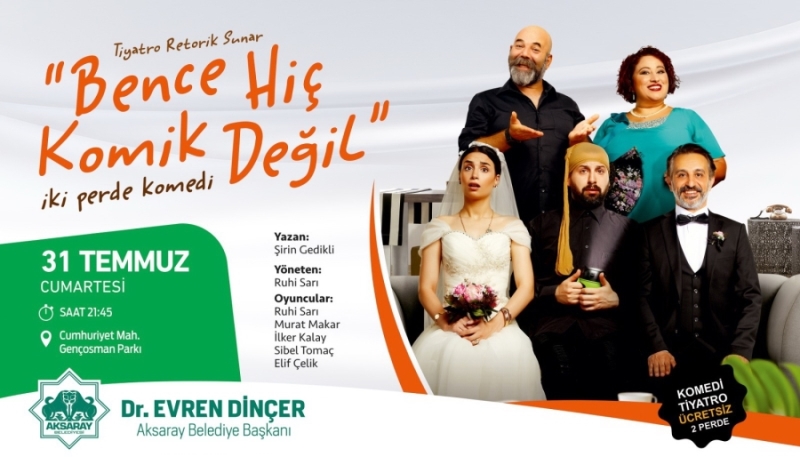 AKSARAY BELEDİYESİ AÇIK HAVA TİYATROLARINA EV SAHİPLİĞİ YAPIYOR