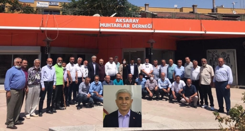 Aksaray muhtarlar derneği başkanı Fikret Dağ  güven tazeledi