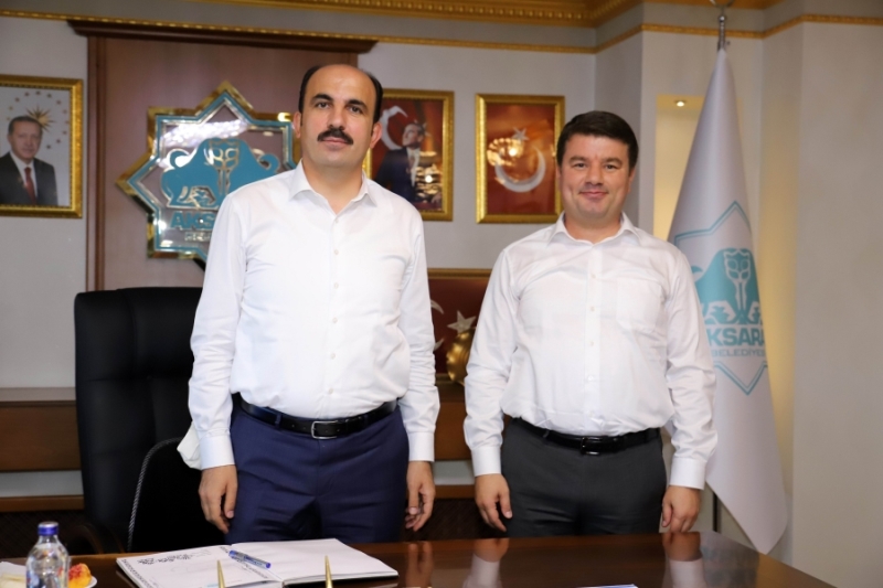 KONYA BÜYÜKŞEHİR BELEDİYE BAŞKANI UĞUR İBRAHİM ALTAY’DAN BAŞKAN DİNÇER’E ZİYARET 