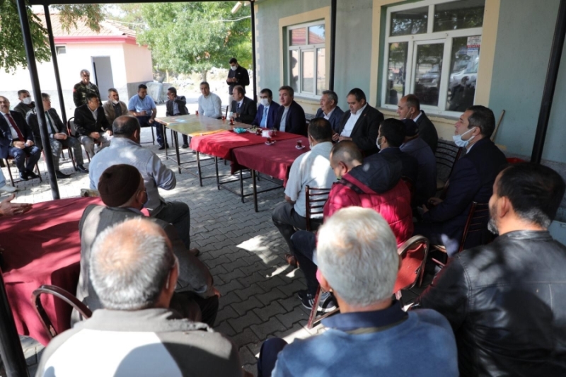 Vali Hamza Aydoğdu Karaören Köyü’nü ziyaret etti