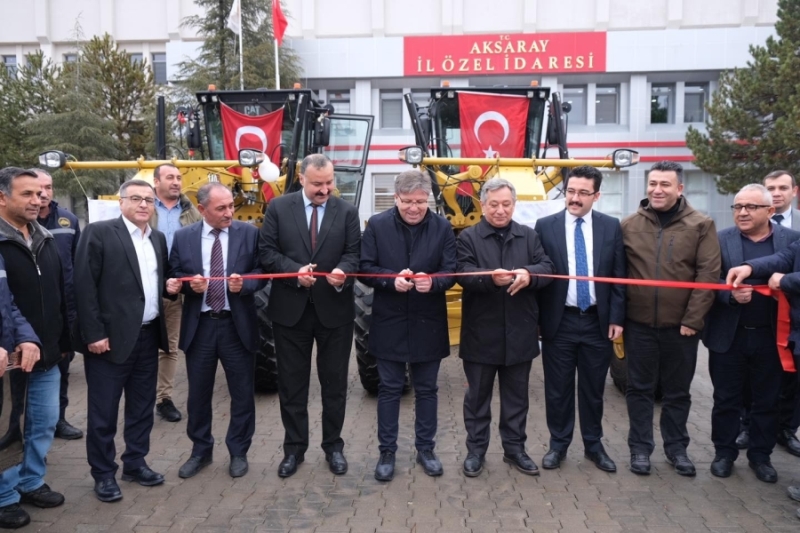 Aksaray İl Özel İdaresi Yeni Hizmet Araçlarını Teslim Aldı